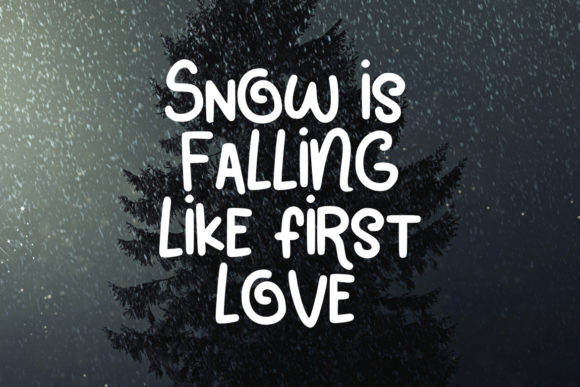 Frozen Snow Font - Image 3