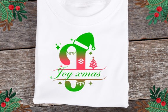 Full Xmas Monogram Font - Image 2