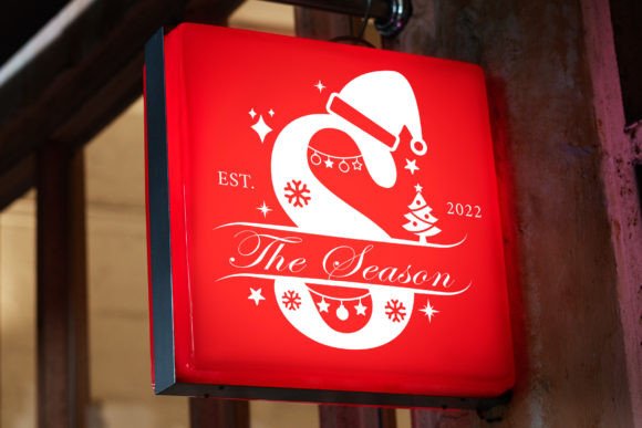 Full Xmas Monogram Font - Image 8