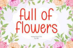 Full of Flowers Font