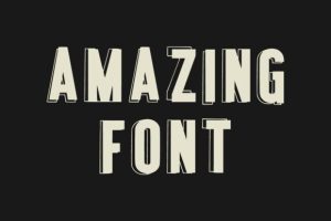 Alternative view of Funky Retro Font