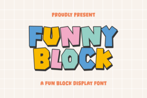 Funny Block Font