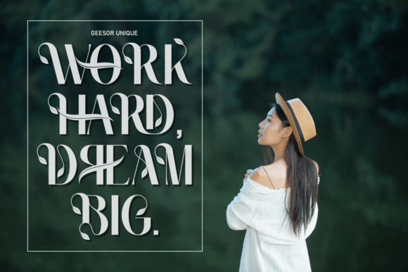 Geesor Unique Font - Image 2
