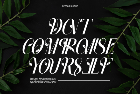 Geesor Unique Font - Image 4