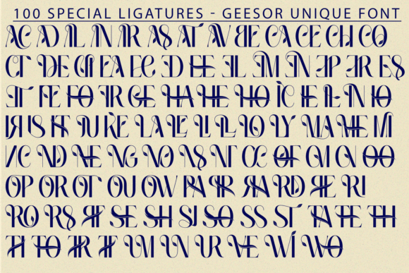 Geesor Unique Font - Image 7