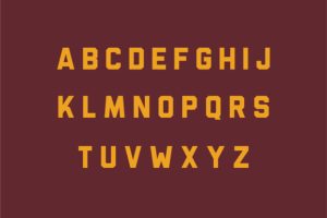 Alternative view of Gameday Font