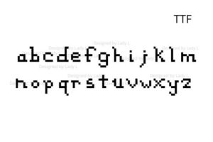 Alternative view of Gamer Bit Font