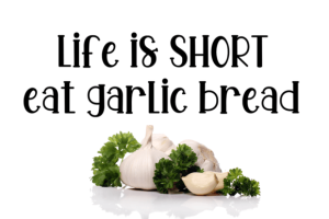 Alternative view of Garlic Bread Font