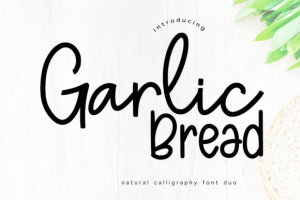 Garlic Bread Font