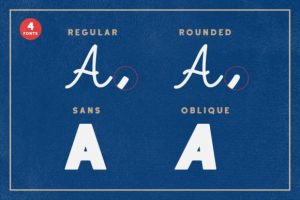 Alternative view of Delta Lake Font Font