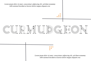 Alternative view of Genre Line Font