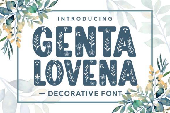 Genta Lovena Font
