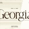 Georgia Font