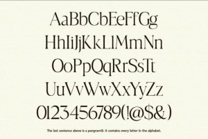 Alternative view of Georgia Font