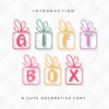 Gift Box Font