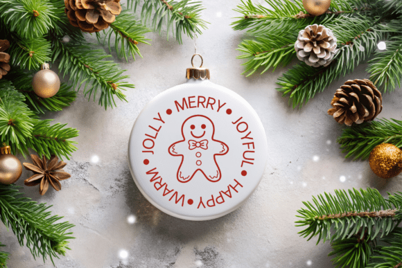 Gingerbread Boy Font - Image 7