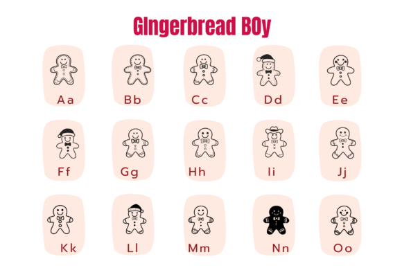 Gingerbread Boy Font - Image 9