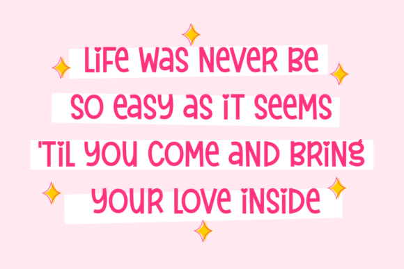 Girls Kisses Font - Image 2