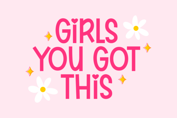 Girls Kisses Font - Image 5
