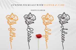 Alternative view of Githa Birth Flower Font