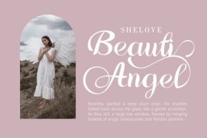 Alternative view of Glamela Font