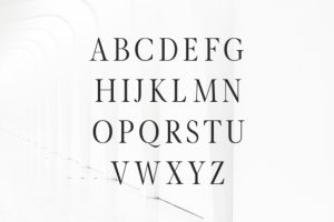 Alternative view of Glamour Luxury Family Font
