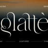 Glatte Font