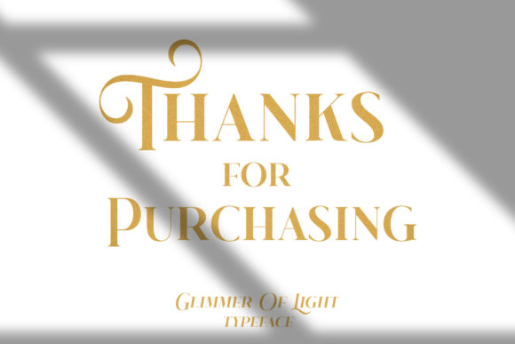 Glimmer of Light Font - Image 6