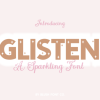 Glisten Font