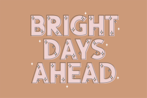 Alternative view of Glisten Font