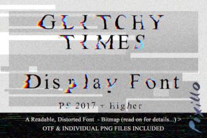 Glitchy Times Font
