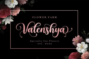 Alternative view of Gloria Beauty Font