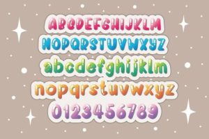 Alternative view of Glossy Amber Font