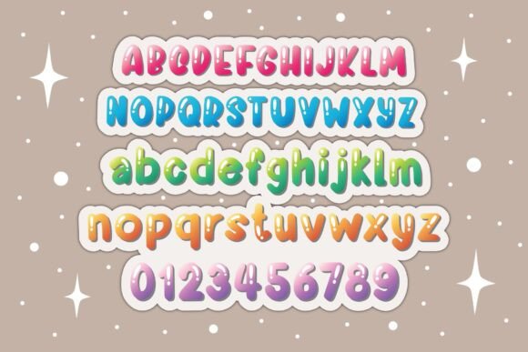 Glossy Amber Font - Image 2