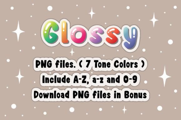 Glossy Amber Font - Image 5