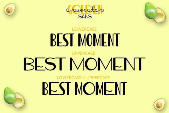 Golden Avocado Font - Image 3