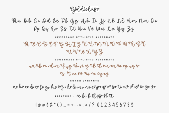 Goldiolus Font - Image 8