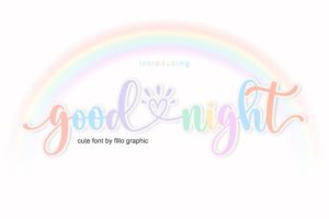 Good Night Font