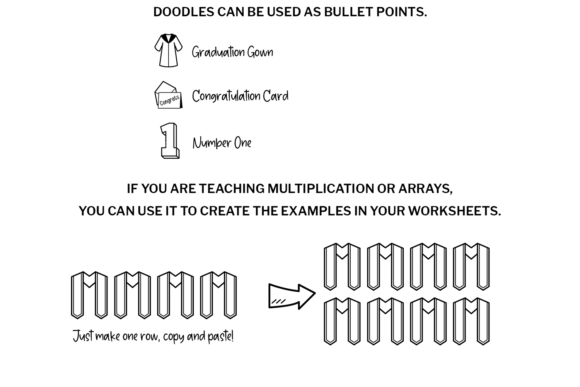 Graduation Doodle Font - Image 7