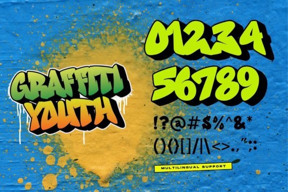 Graffiti Youth Font - Image 6