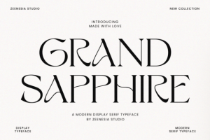 Grand Sapphire Font