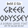 Greek Odyssey Font