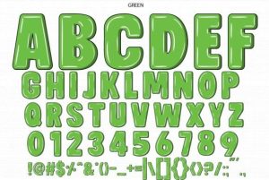Alternative view of Green Font
