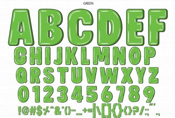 Green Font - Image 2