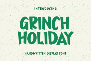 Grinch Holiday Font
