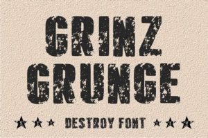 Grinz Grunge Font