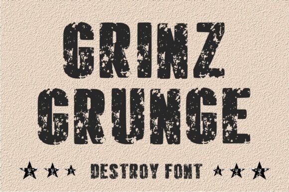 Grinz Grunge Font