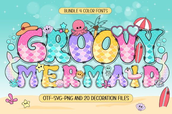 Groovy Mermaid Font