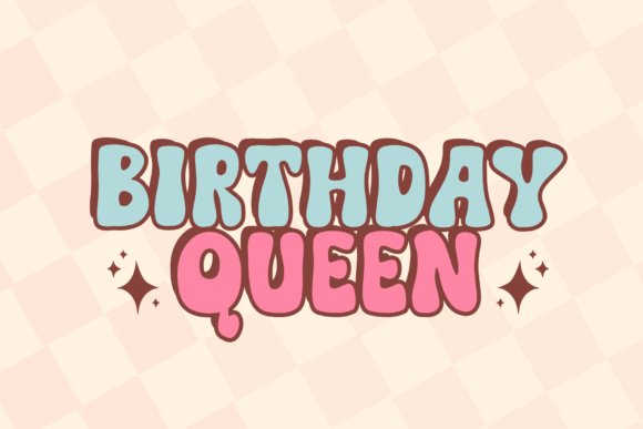 Groovy Rainbow Font - Image 3