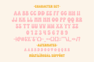 Alternative view of Groovy Vibes Font